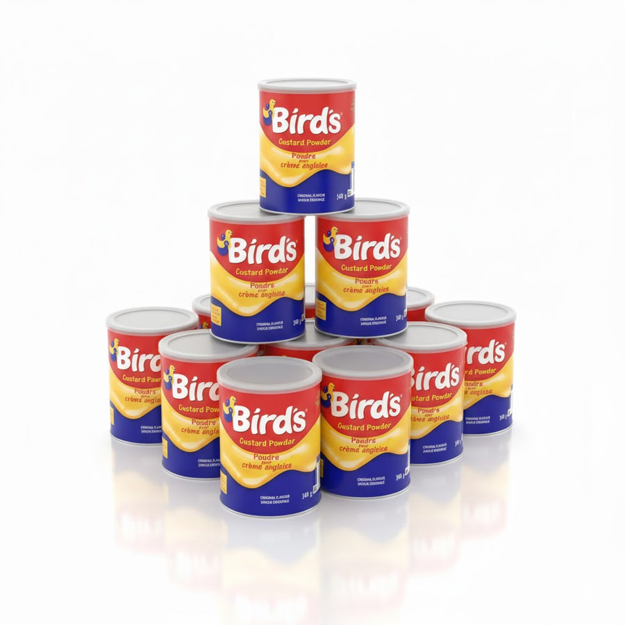 case of Bird's - Custard Powder - Dairy and Egg-Free - 12 x 340g - Canadian Distribution
