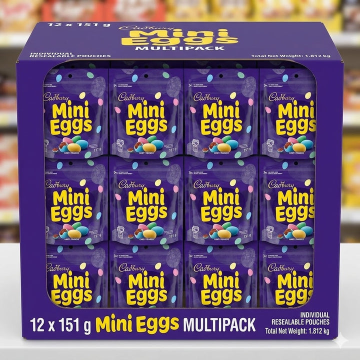 Case of Cadbury Easter Mini Eggs - 12 x 151 g - Canadian Distribution - Ships Free Within Canada on Orders Above CAD $199