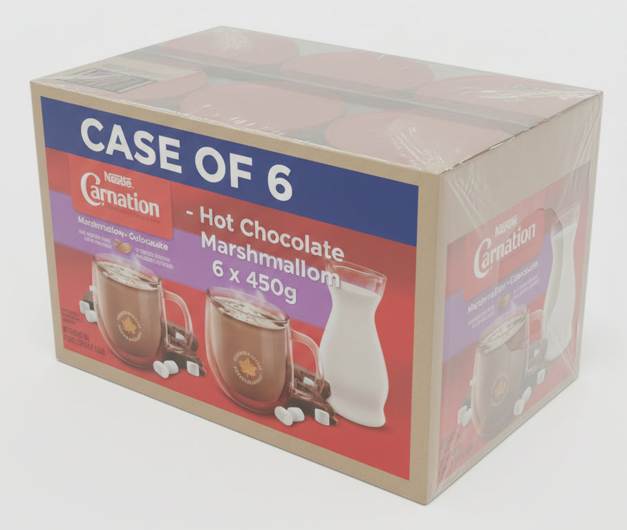 Hot Chocolate Marshmallow 6X450 Gr - Nestle Carnation - Canadian Distribution
