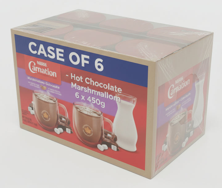 Hot Chocolate Marshmallow 6X450 Gr - Nestle Carnation - Canadian Distribution