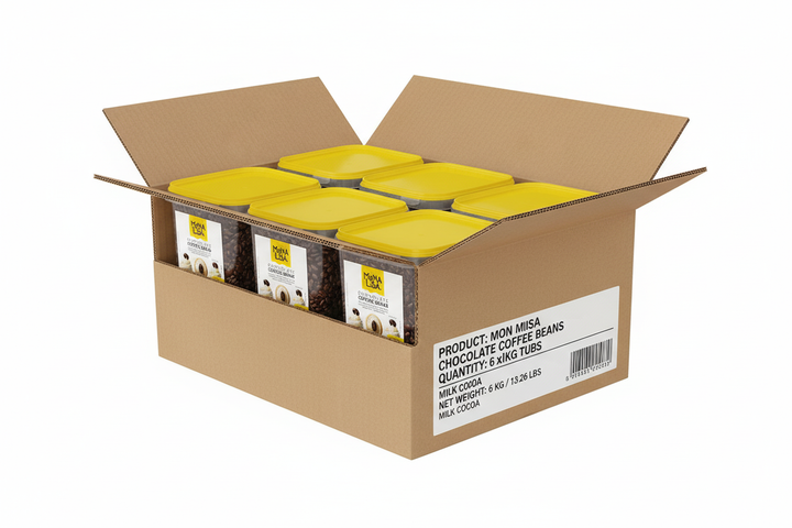 Case of Mona Lisa - Chocolate Coffee Beans - 1KG - Case of 6 x 1KG - Barry Callebaut - Canadian Distribution