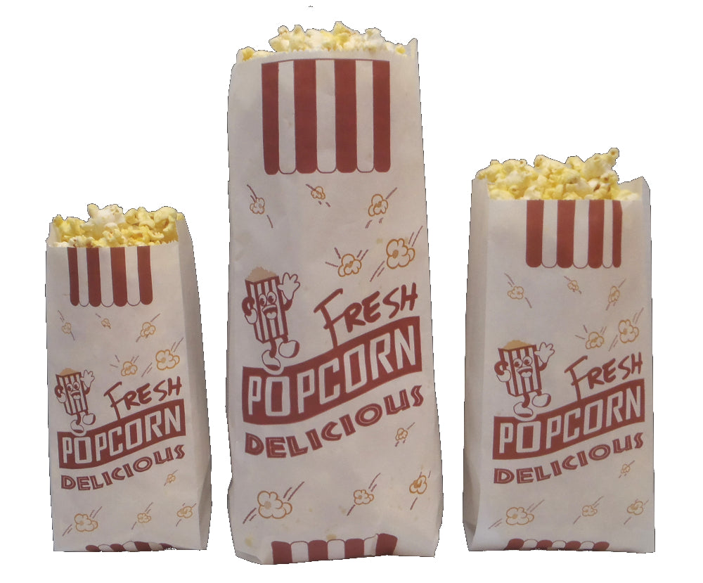 Bulk Paper Popcorn Bags - Superior Grade