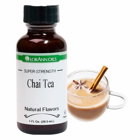 Chai Tea Flavoring - Super Strength Flavor 1 oz., 16 oz., 1 Gallon