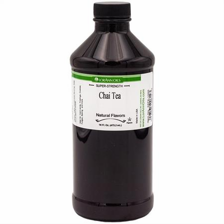 Chai Tea Flavoring - Super Strength Flavor 1 oz., 16 oz., 1 Gallon
