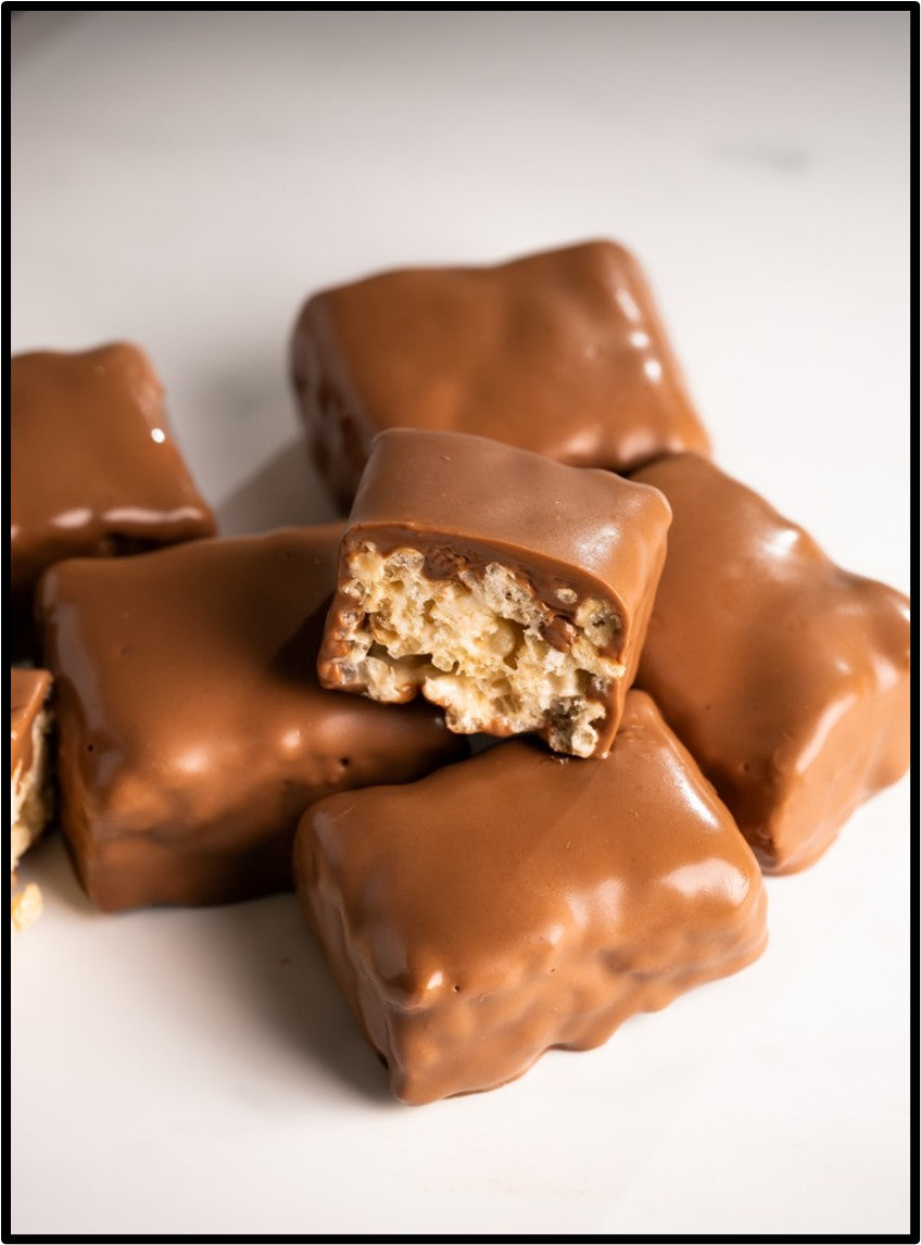 Milk Chocolate Covered Rice Krispies - Forrat's Chocolates - Affordable Luxury - Canadian Distributor