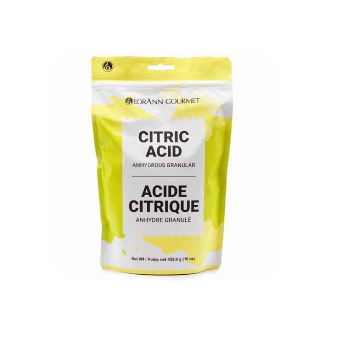 Citric Acid (Anhydrous Granular) - Specialty Ingredients - 16 oz. Bag