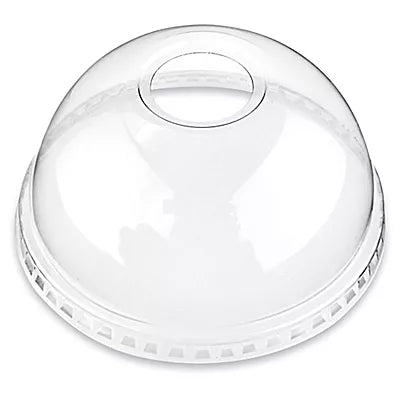 Clear Plastic Dome Lid for Cold Cups 