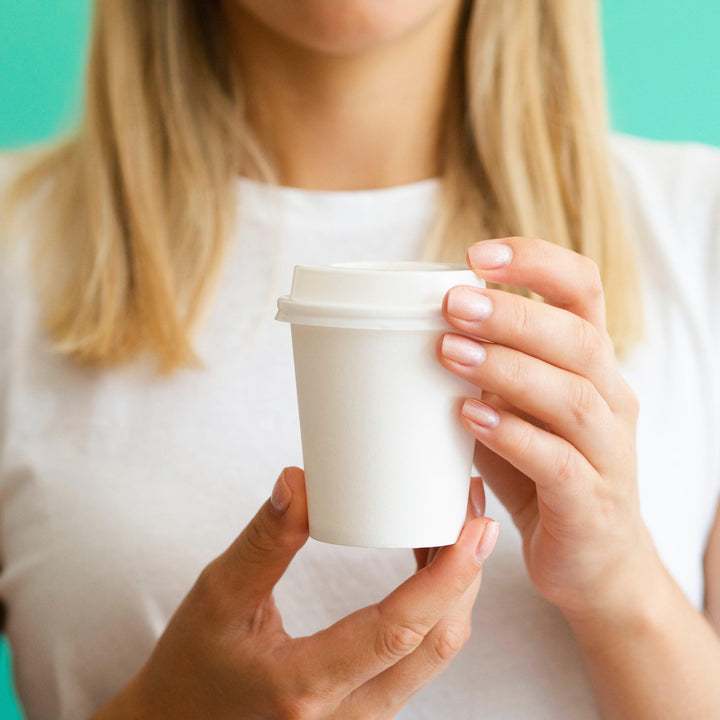 Morning Dew - 4 oz Hot Paper Cups - White - 20 x 50 count