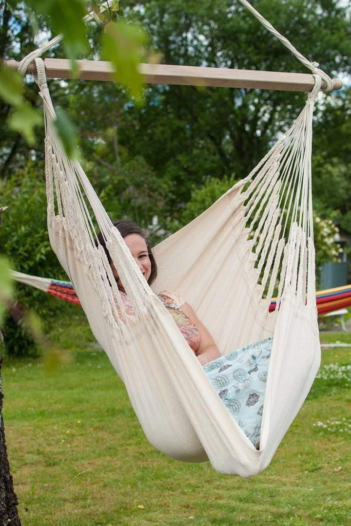 Colombian Hammock Chair with Universal Chair Stand - Part of the Collective Marketplace Collection