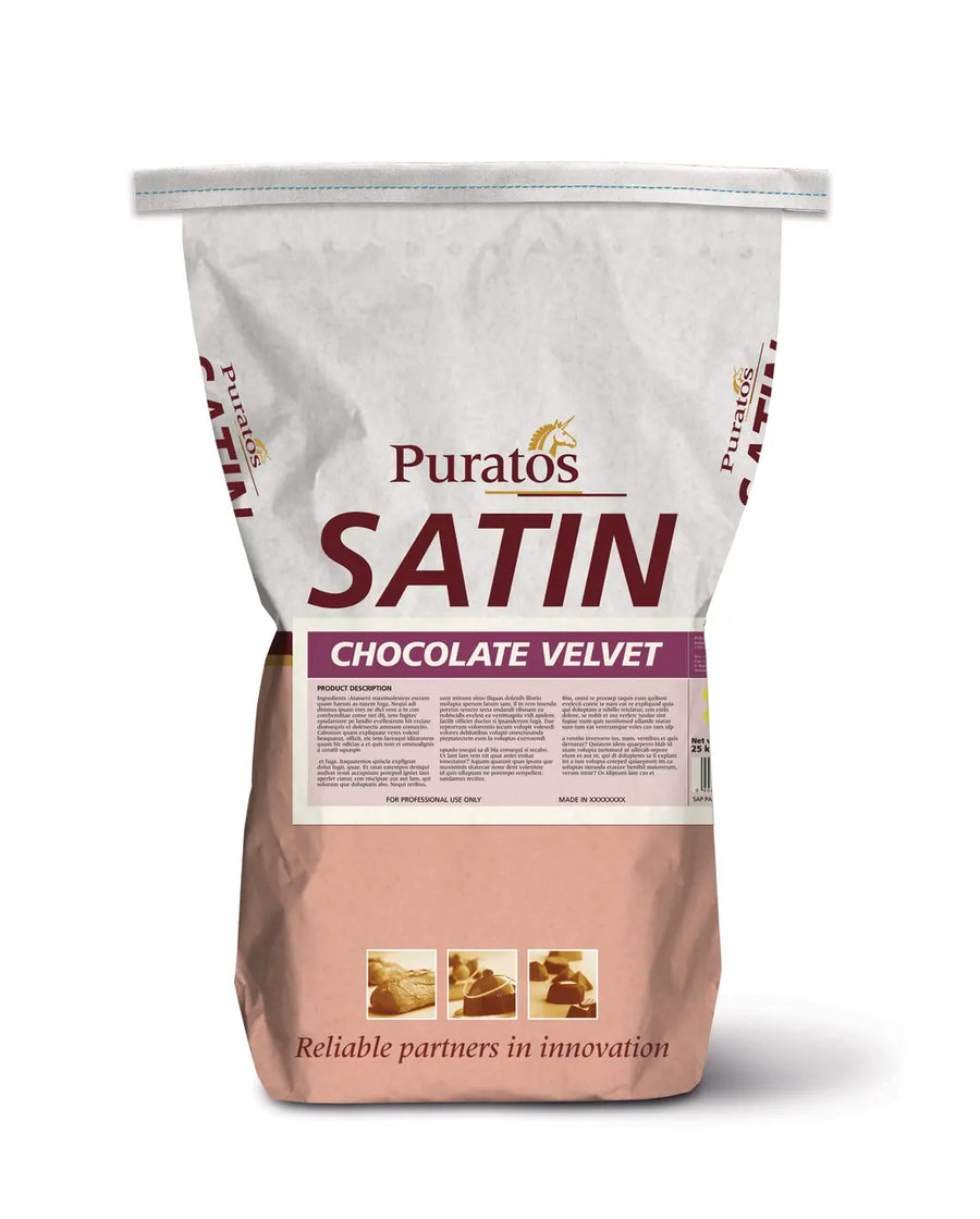 Puratos - Satin Chocolate Velvet Cake Mix - 25 kg - Ships Free Within Canada - Canadian Distribution