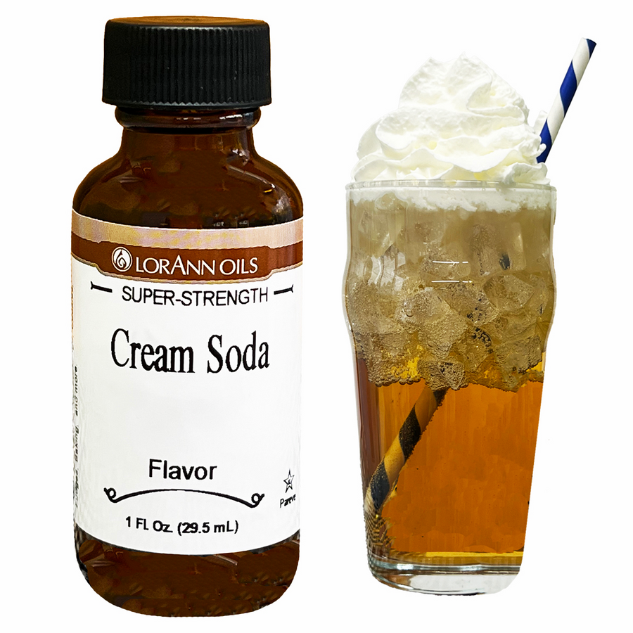Cream Soda Flavoring - Super Strength Flavor 1 oz., 16 oz., 1 Gallon
