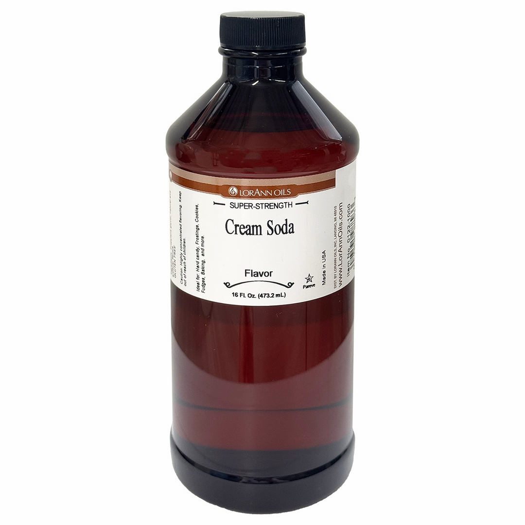 Cream Soda Flavoring - Super Strength Flavor 1 oz., 16 oz., 1 Gallon