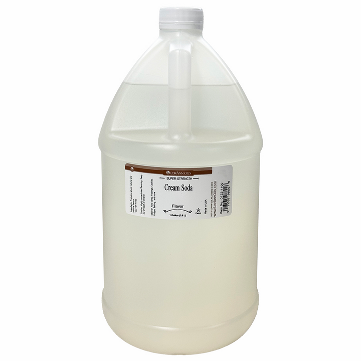 Cream Soda Flavoring - Super Strength Flavor 1 oz., 16 oz., 1 Gallon