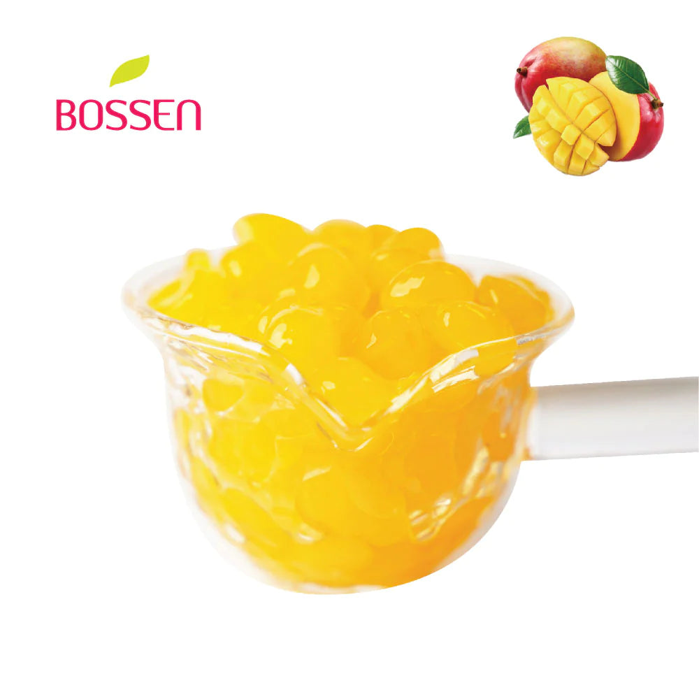 Mango Flavored Crystal Boba - Jelly Boba - Bossen Canada Wholesale Distribution