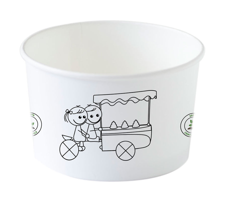 
 Custom Cups Biodegradable/

 Compostable "Kids" Cup (Medium)