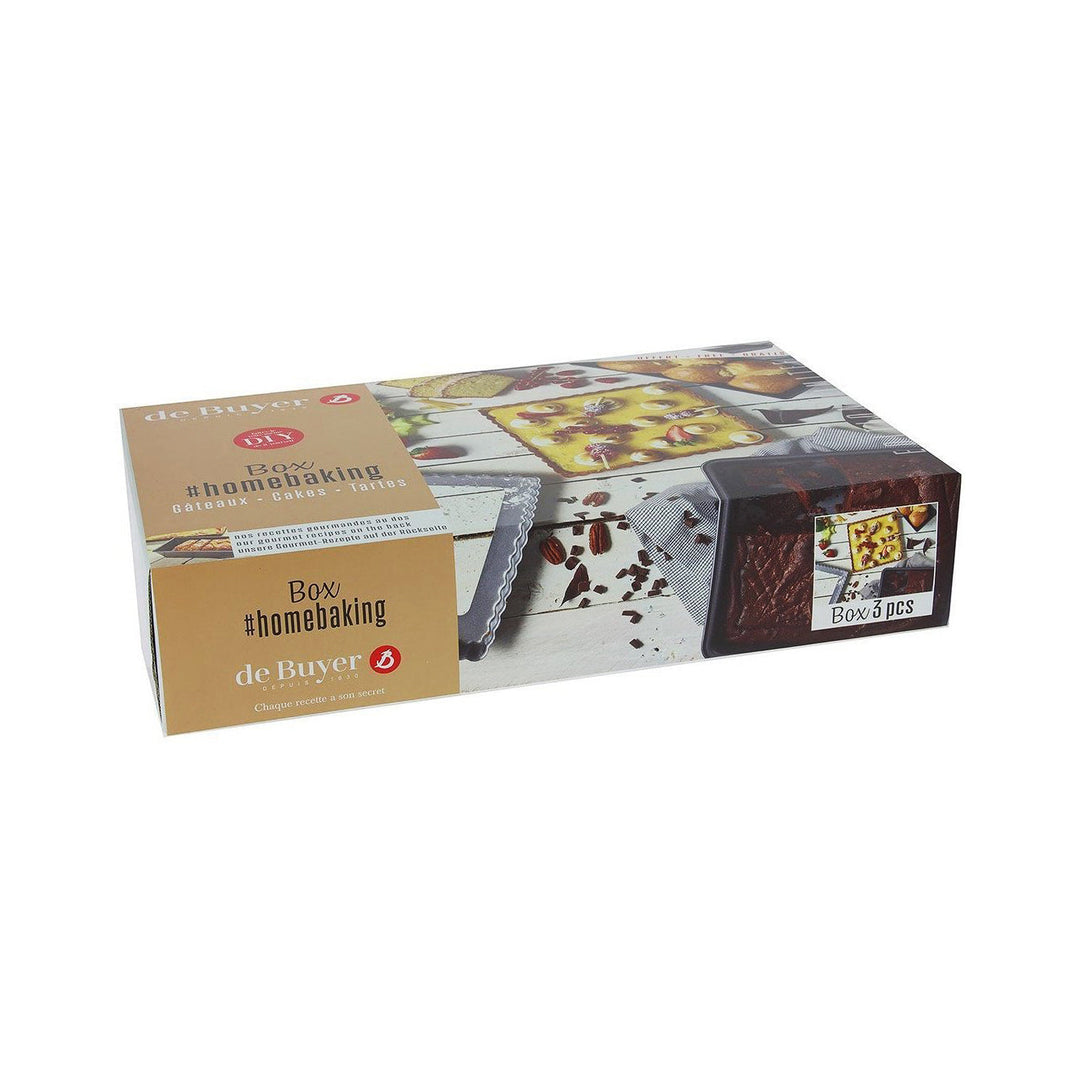 DE BUYER Home Baking Tart 3-piece Box Set
