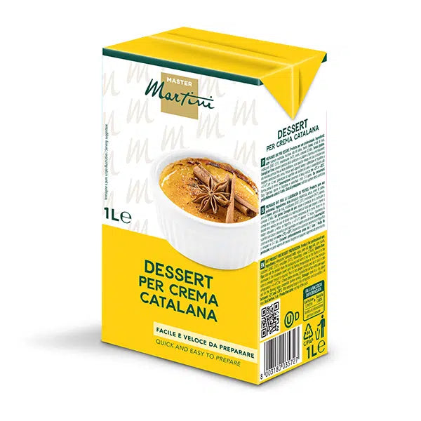 Crema Catalana Dessert Base - 1 L Brik - Case of 12 - Canadian Distributor 