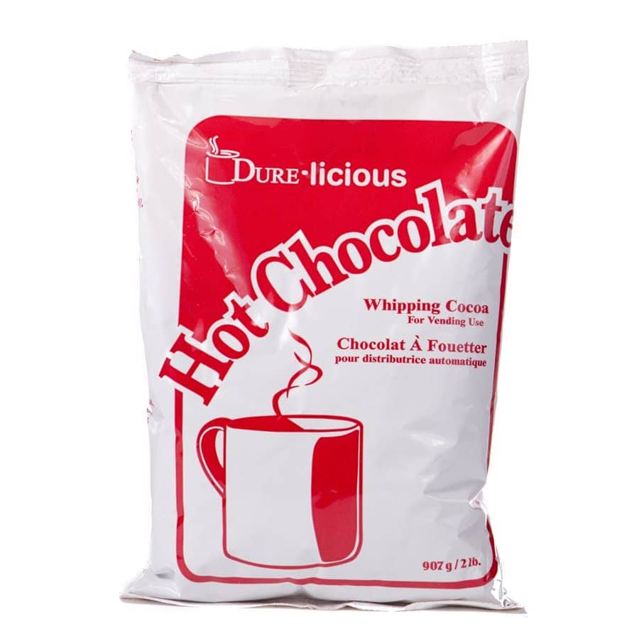 Dure Foods - Dure-Licious Hot Chocolate Mix - 12 x 907gr. bags per case