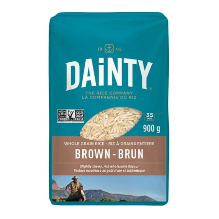 Rice Brown Long Grain - 1 x 7 kg - Dainty Fds - Restaurant and Foodservice Ingredients - Canadian Distribution