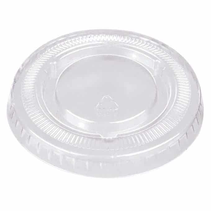 Lid Plastic Clear For 2 oz. Portion Cup - 1 x 1200 count - Titan - Packaging and Accessories - Restaurant Supplies and Equipment - Canadian Distribution