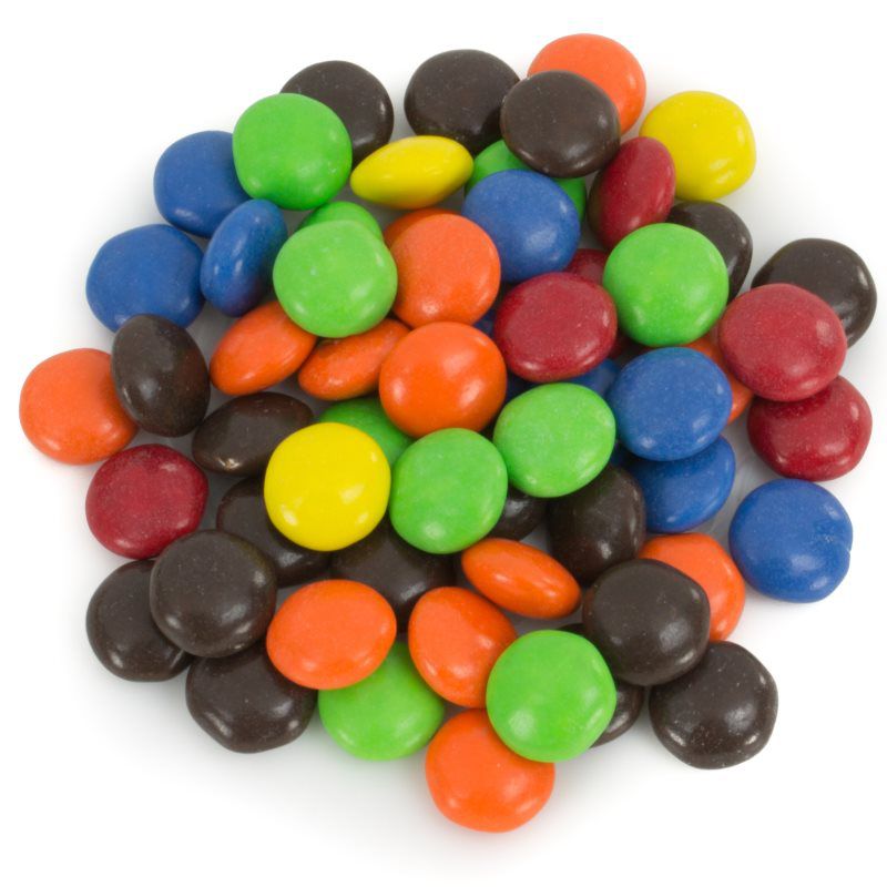 Chocolate Gems Assorted Colors Candy Toppings | TR Toppers G360-000 | Premium Dessert Toppings, Mix-Ins and Inclusions | Canadian Distribution