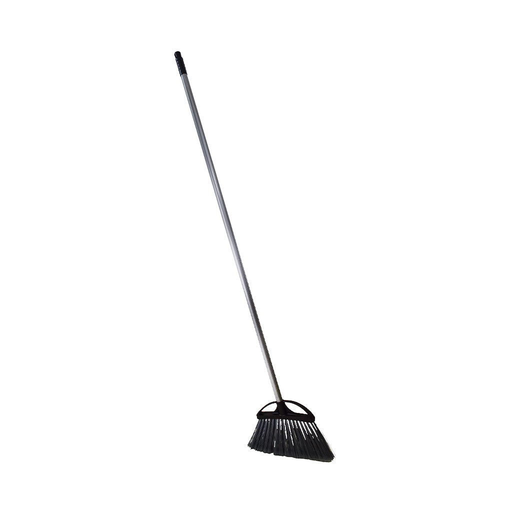 12 Inch Large Angle Broom Wtih 48 Inch Metal Handle - Sold By The Case