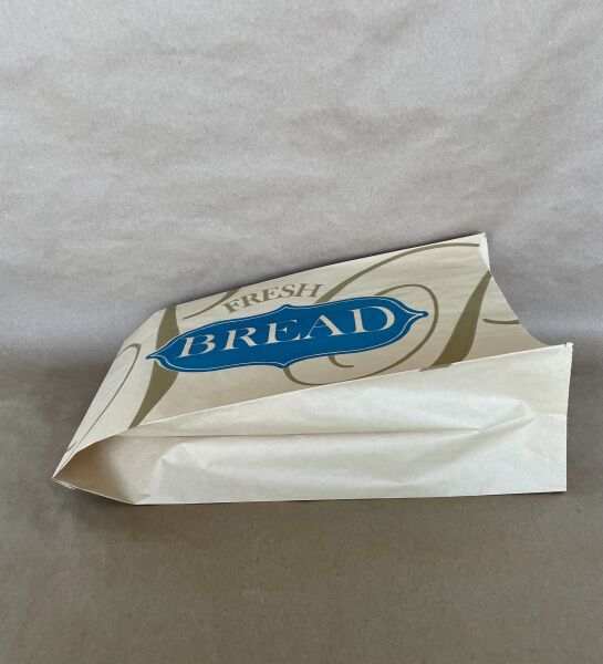 Kraft Printed Bread Bag 9" x 6" x 16" 1000cs - Disposable Take Away Food Packaging - Canadian Distribution