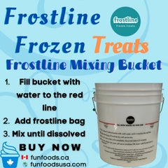 Soft Serve and Slush Mixing Bucket, Lid and Whip - Mixing Bundle