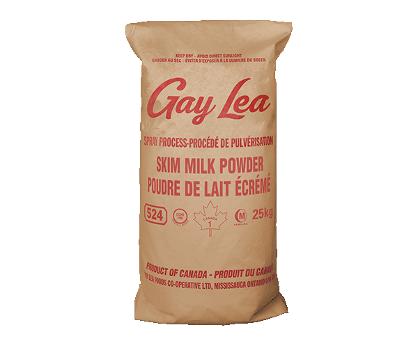 Gaylea Skim Milk Powder Canada - 100% Canadian cow milk; no other ingredients