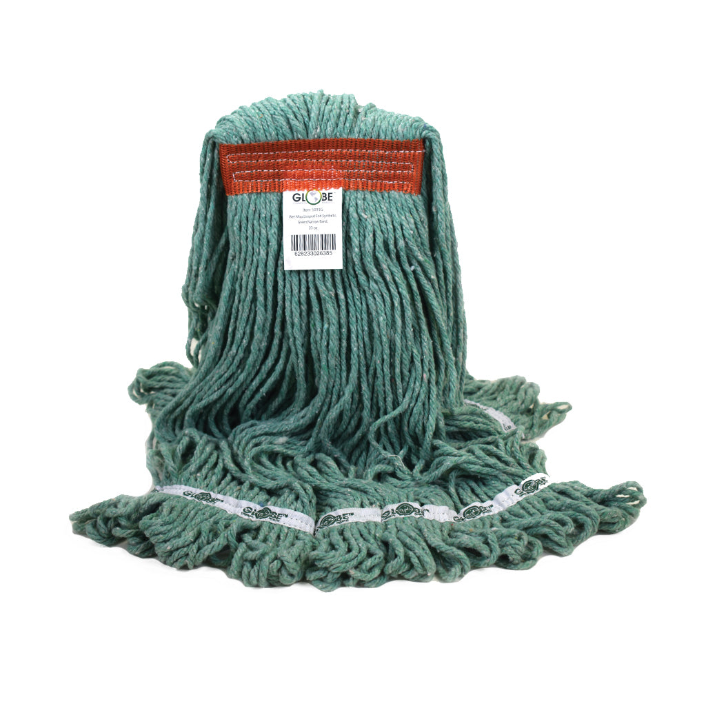 20 Oz Synthetic Narrow Band Looped End Wet Mop - Sold By The Case