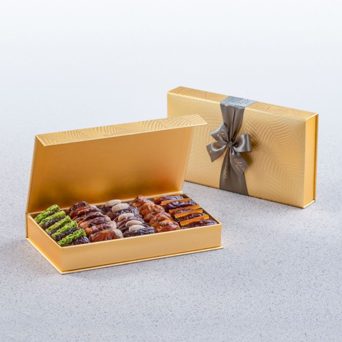 Gold Palm Gift Box - Bateel Premium Dates - Luxury Gifts