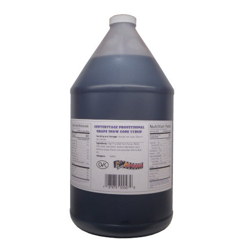 Snow Cone Syrup Grape - 4 x 1 Gallon - Canadian Distributor and Supplier