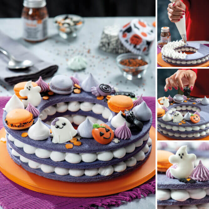 Décorations en sucre fantaisie d'Halloween – Fait à la main, 6 pièces - Distribution canadienne - Livraison gratuite partout au Canada pour les commandes de 199 CAD $ et plus