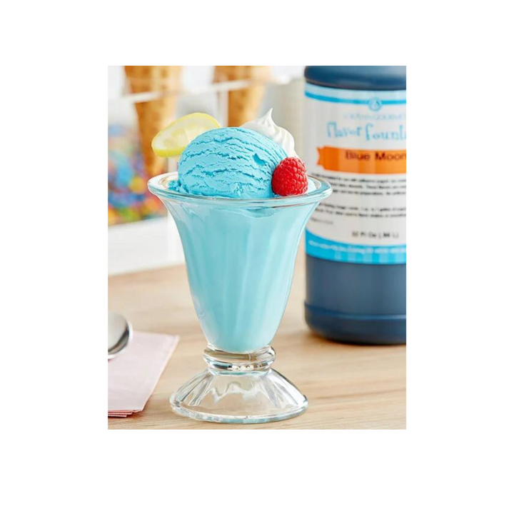 Blue Moon Flavor Fountain - 32 oz Bottle - Flavoring for Ice Cream, Milk Shakes, Slush, Food and Beverages