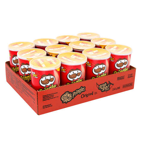 Chip Original Pringles - 12 x 67 g - Pringle - Restaurant and Foodservice Ingredients - Canadian Distribution