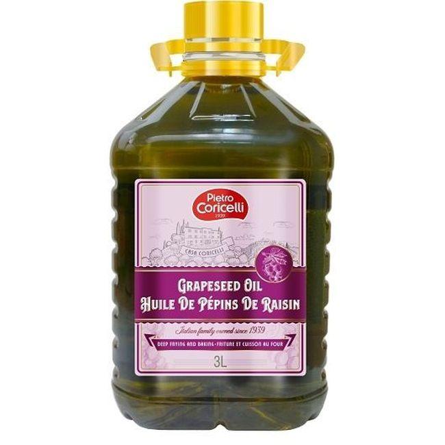 Oil Grapeseed - 4 x 3 L - Corceli - Restaurant and Foodservice Ingredients - Canadian Distribution