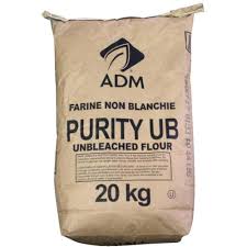 Flour Unbleached Three Star - 1 x 20 kg - Adm Packaged Oi - Restaurant and Foodservice Ingredients - Canadian Distribution