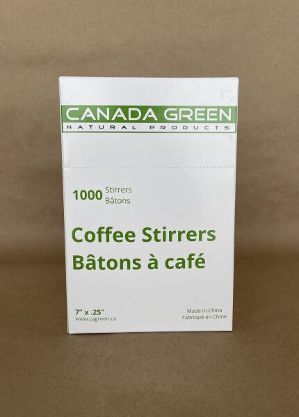 7" Wooden Stir Sticks - 1000/10,000 box