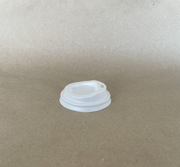 Sip White PLA Compostable Hot Cup Lid - 4/6/8/10-20 oz - 1000cs BPI - Disposable Take Away Food Packaging - Canadian Distribution