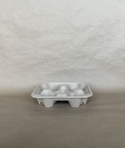 4 Cup Carry Tray 300cs - Disposable Take Away Food Packaging - Canadian Distribution