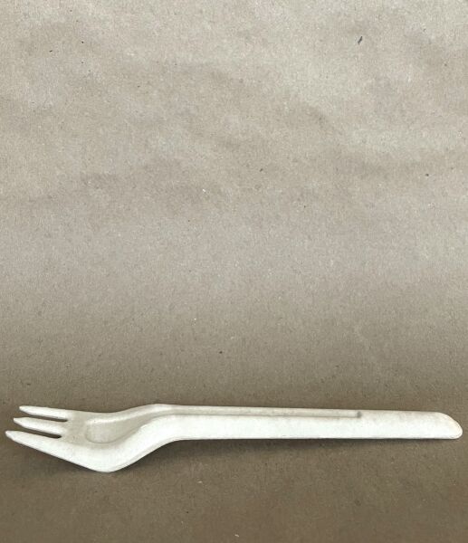 6.5" Natural Sugarcane Fork 1000cs - Disposable Take Away Food Packaging - Canadian Distribution