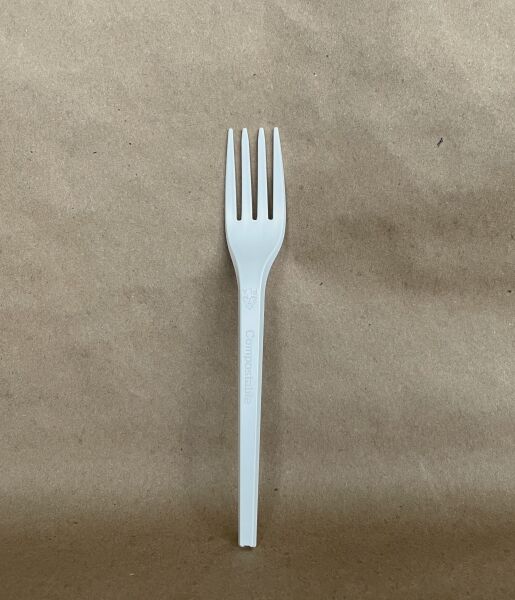 6.5" White PLA Fork 1000cs BPI