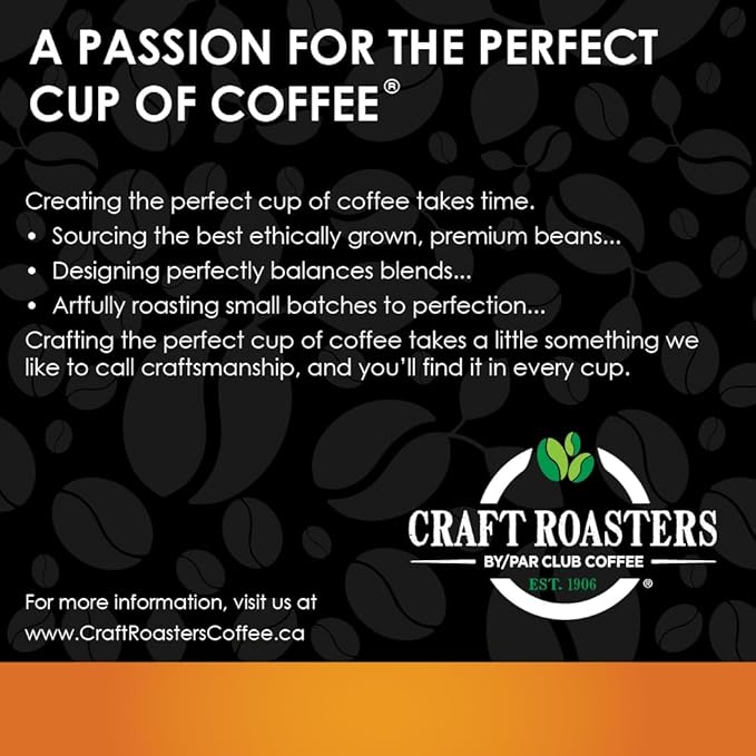 Canadian Distributors Club Coffee Craft Roasters | Creamy Caramel Single Serve Pods | 120 Count (20 Count, Pack of 6) | Compostable Coffee Pods | Keurig Brewer Compatible | Rainforest Alliance Certified