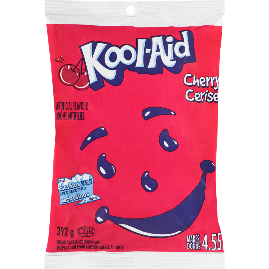 Kool Aid Cherry Flavor Slush Mix Canada Distribution