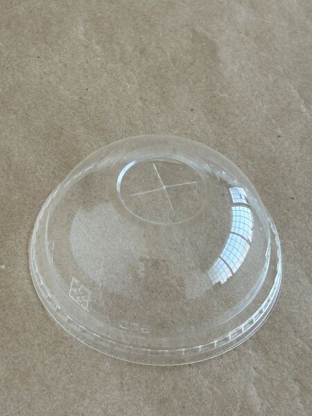 PLA Dome W/Hole Cold Cup Lid 76mm 1000cs BPI