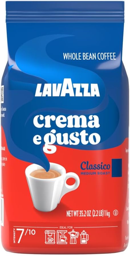 Crema Gusto Beans - 6 x 1KG - Lavazza Coffee Canada