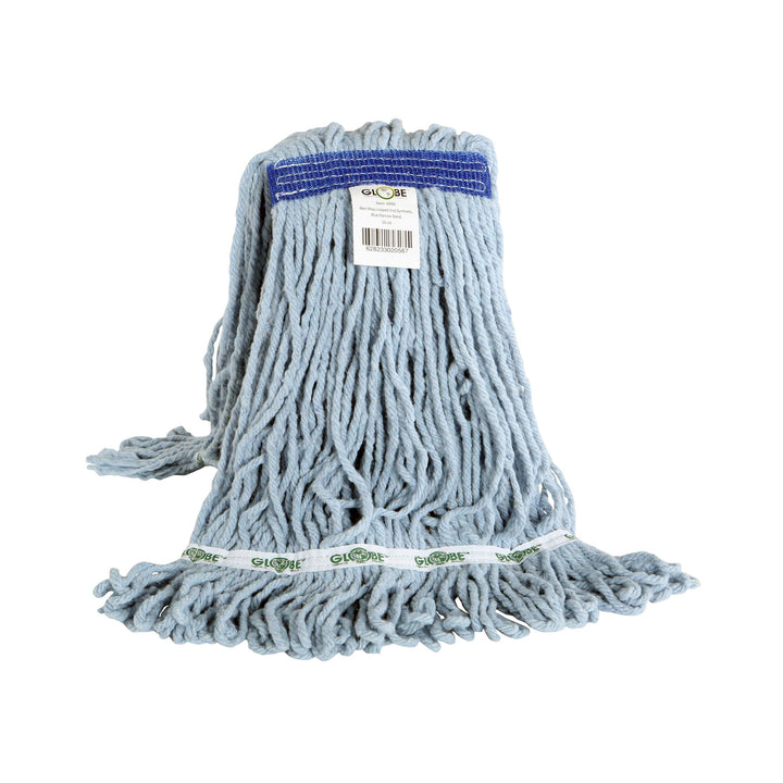 Syn-Pro® Synthetic Narrow Band Wet Blue Looped End Mop - Sold By The Case