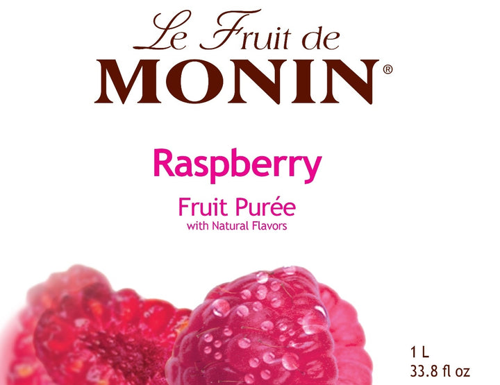 Canada - Raspberry Purée - Monin - Premium Fruit Purees - 1L Plastic Bottle