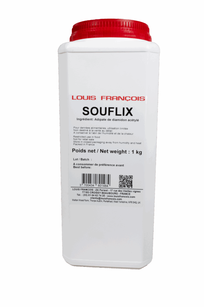 LOUIS FRANCOIS Souflix – Premium Thickener for Creamy, Pastry Fillings and Sauces, 1kg - Canadian Distributor