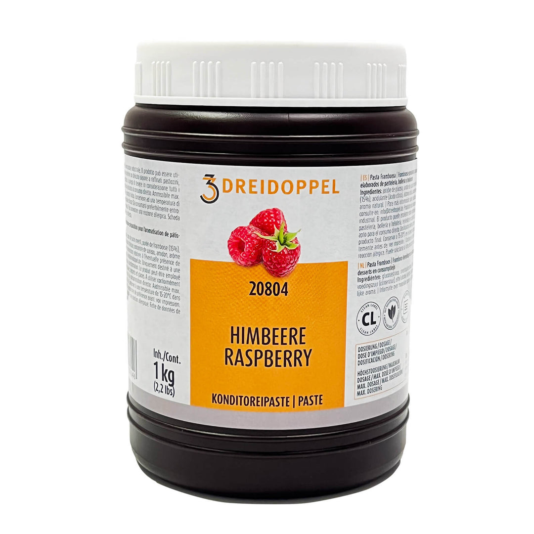 Dessert Compound Raspberry Paste | 1 x 1 kg | Baking Mixes and Ingredients | Canadian Distribution